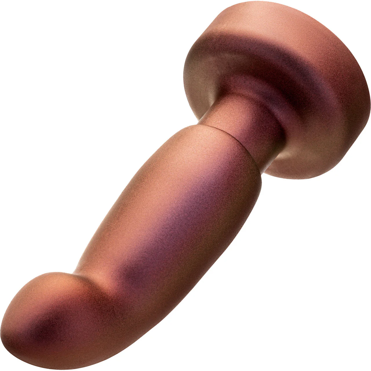 Anal Adventures Matrix Bionic Silicone Vibrating, Gyrating, Rotating Remote Butt Plug By Blush - Cosmic Copper - Image 4