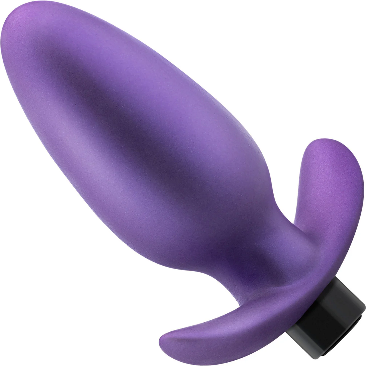 Anal Adventures Matrix Excelsior Silicone Rechargeable Vibrating Butt Plug By Blush - Astro Violet - Image 3