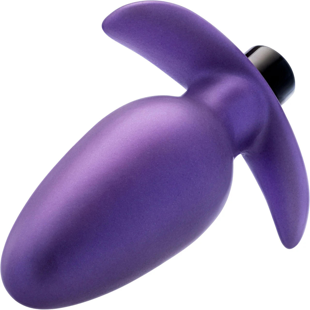 Anal Adventures Matrix Excelsior Silicone Rechargeable Vibrating Butt Plug By Blush - Astro Violet - Image 4
