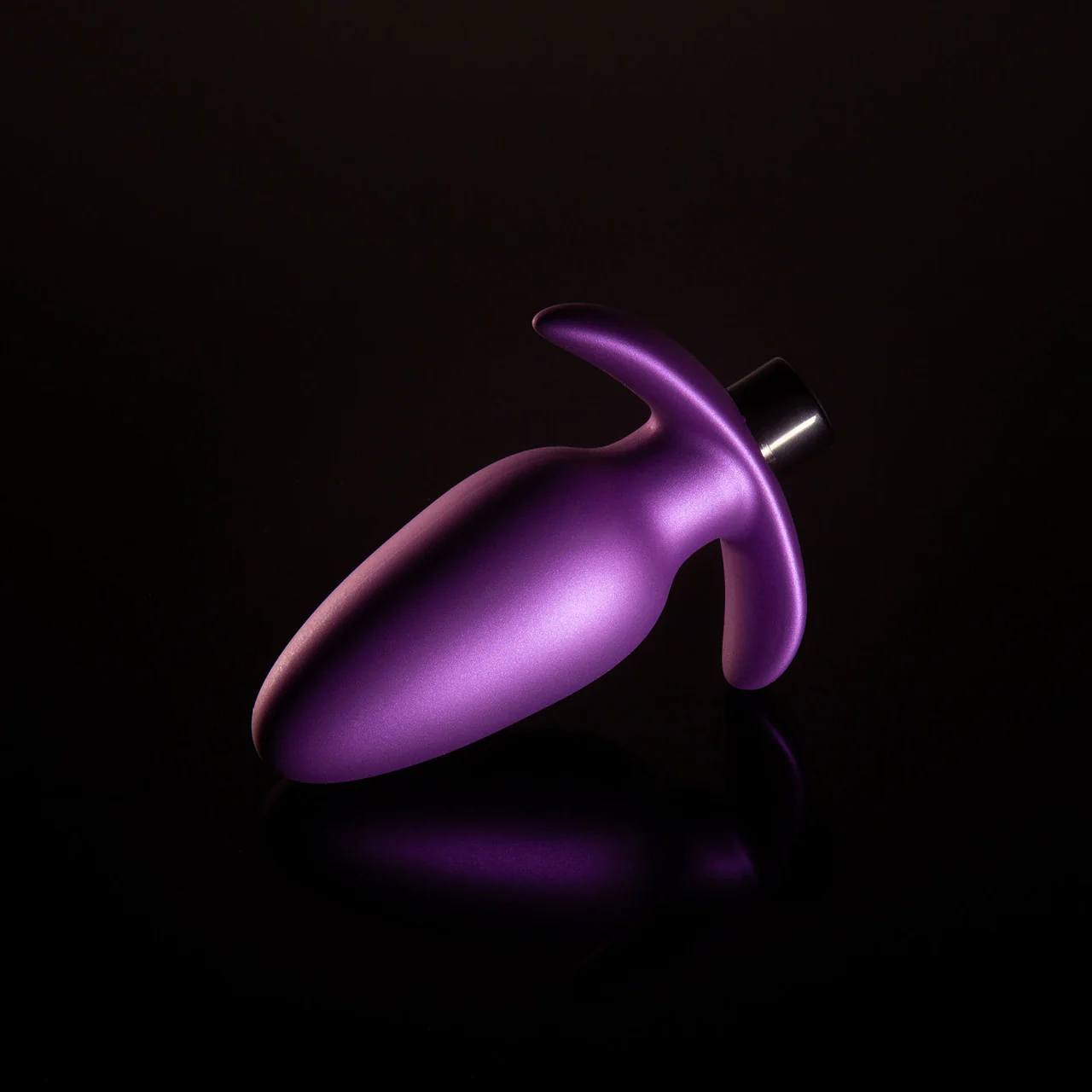 Anal Adventures Matrix Excelsior Silicone Rechargeable Vibrating Butt Plug By Blush - Astro Violet - Image 7