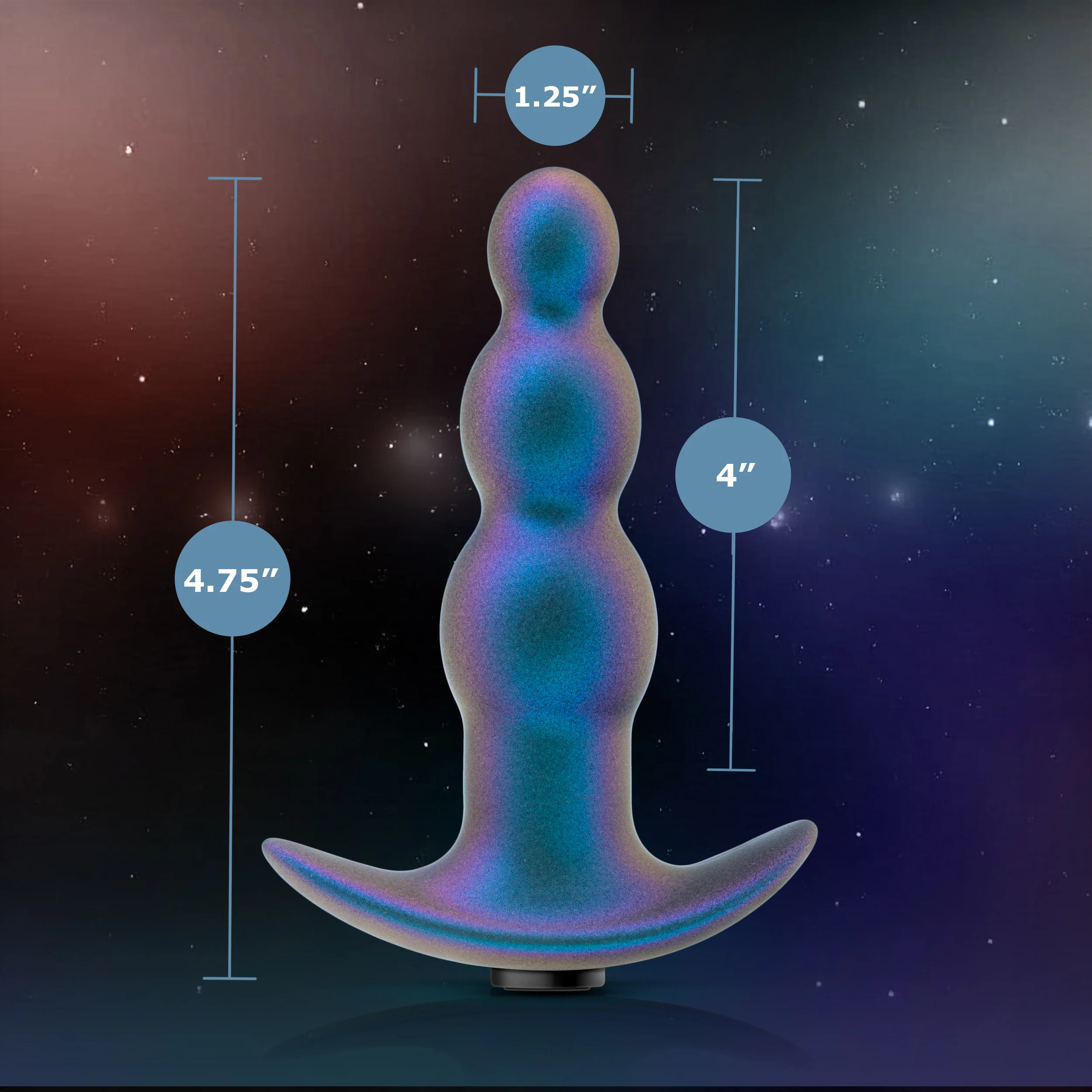 Anal Adventures Matrix Expedition Plug Vibrating Silicone Rechargeable Anal Plug By Blush - Image 12