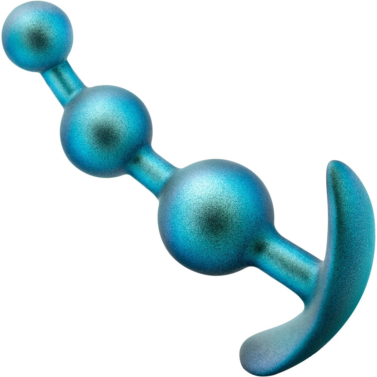 Anal Adventures Matrix Gamma Silicone Butt Plug By Blush - Neptune Teal - Image 2