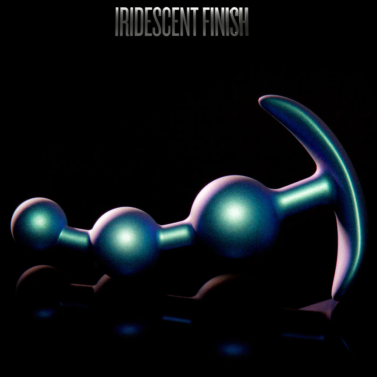 Anal Adventures Matrix Gamma Silicone Butt Plug By Blush - Neptune Teal - Image 6