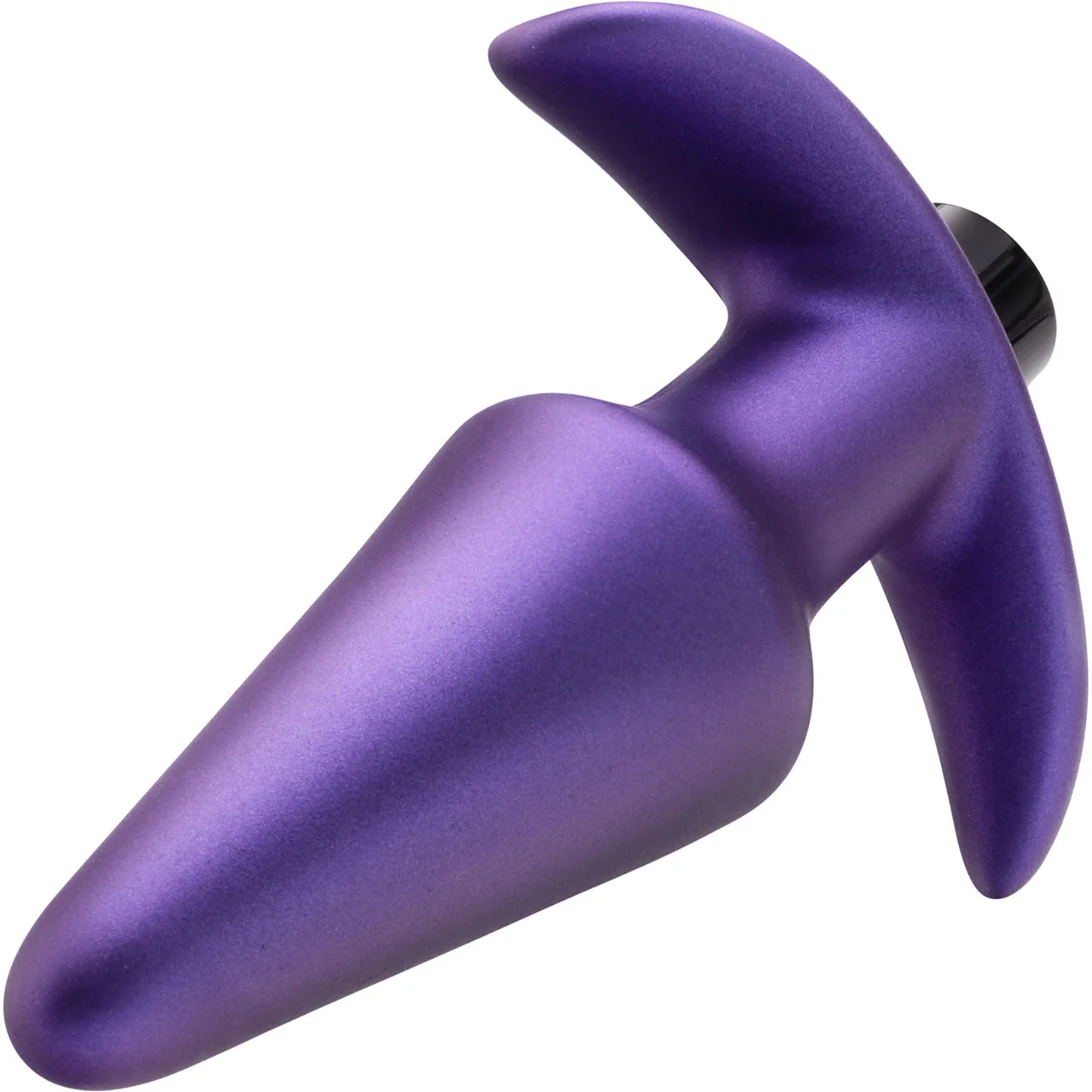 Anal Adventures Matrix Interstellar Silicone Rechargeable Vibrating Butt Plug By Blush - Astro Violet - Image 3