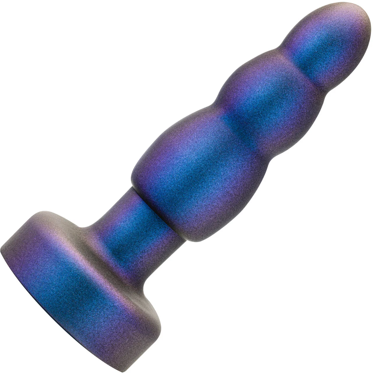 Anal Adventures Matrix Kinetic Silicone Vibrating, Gyrating & Rotating Remote Butt Plug By Blush - Space Age Blue - Image 3