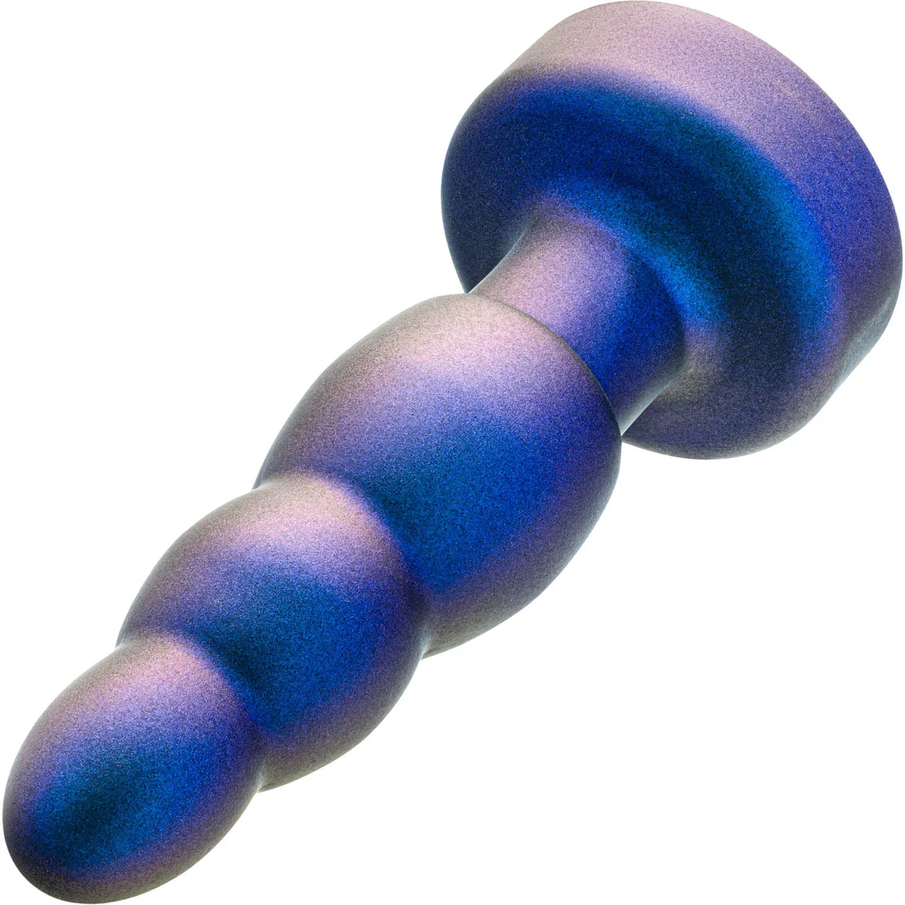 Anal Adventures Matrix Kinetic Silicone Vibrating, Gyrating & Rotating Remote Butt Plug By Blush - Space Age Blue - Image 4