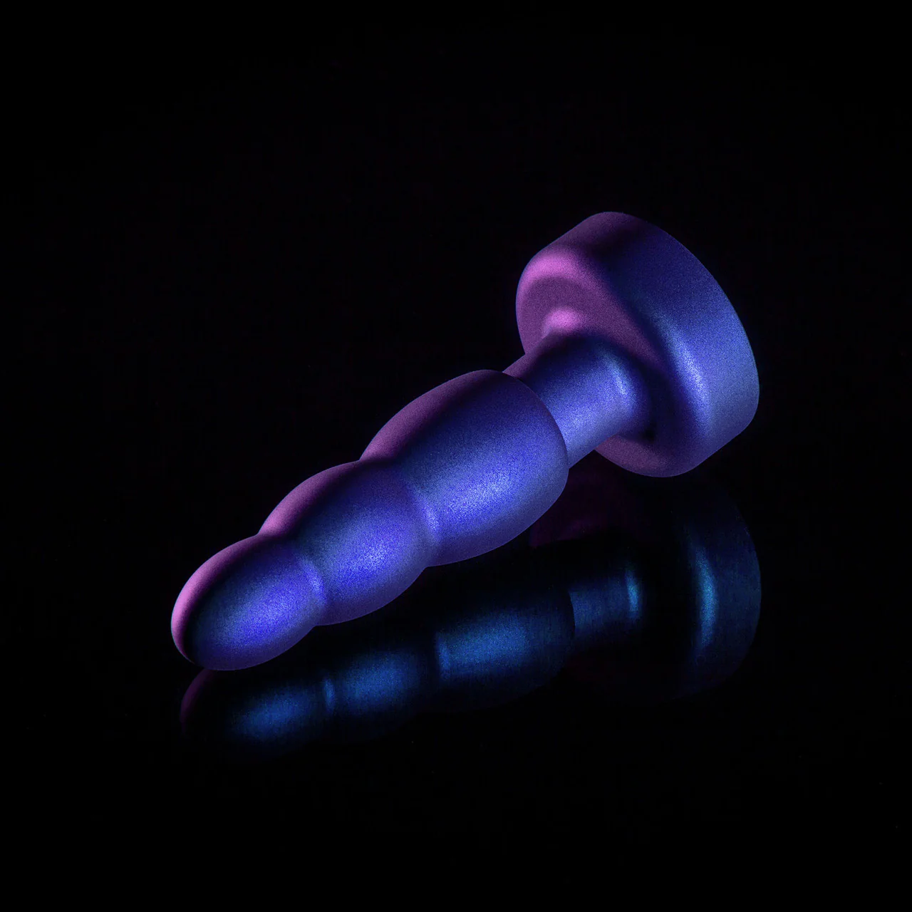 Anal Adventures Matrix Kinetic Silicone Vibrating, Gyrating & Rotating Remote Butt Plug By Blush - Space Age Blue - Image 8
