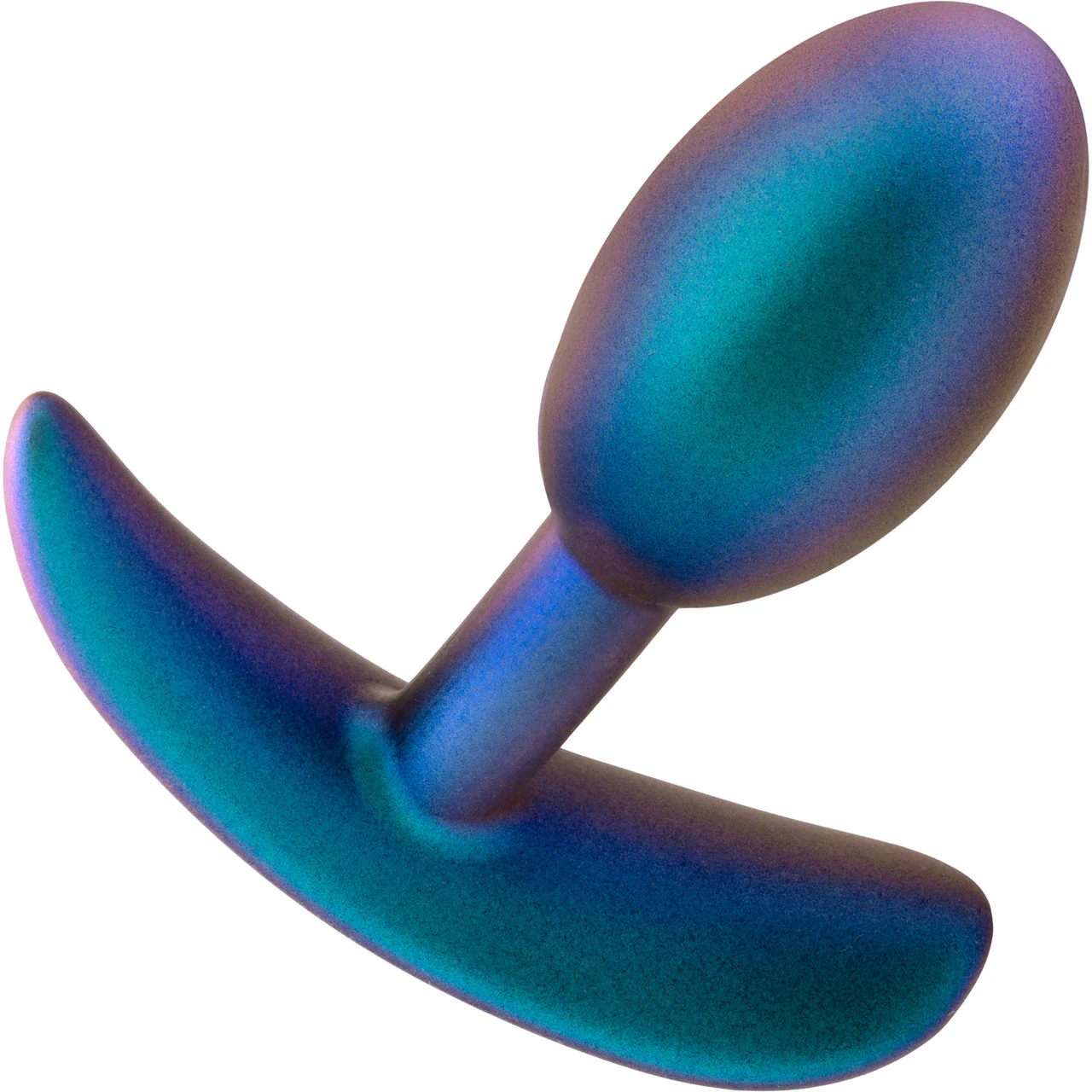 Anal Adventures Matrix Nebula Silicone Butt Plug By Blush - Lunar Blue - Image 3