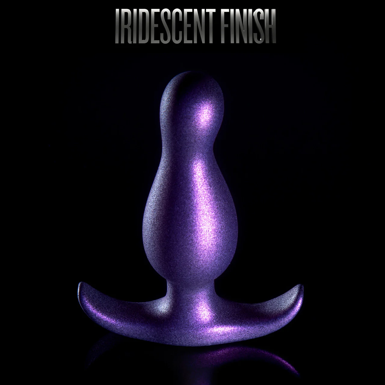 Anal Adventures Matrix Quantum Silicone Butt Plug By Blush - Galactic Purple - Image 7