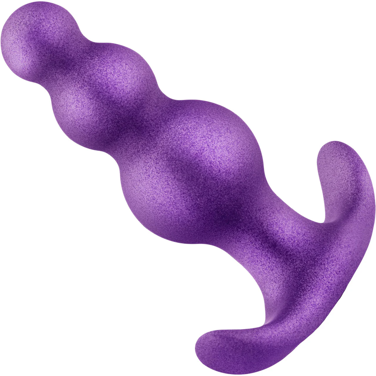 Anal Adventures Matrix Supernova Beaded Silicone Butt Plug By Blush - Galactic Purple - Image 2