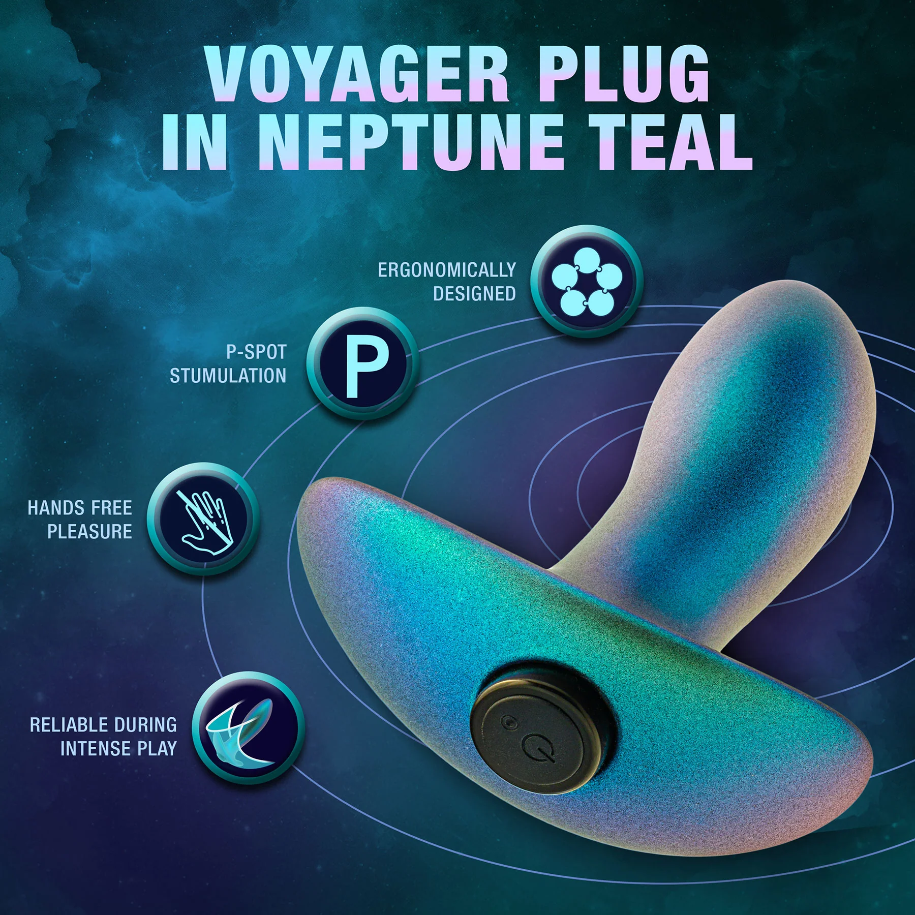 Anal Adventures Matrix Voyager Plug Vibrating Silicone Rechargeable Anal Plug By Blush - Image 10