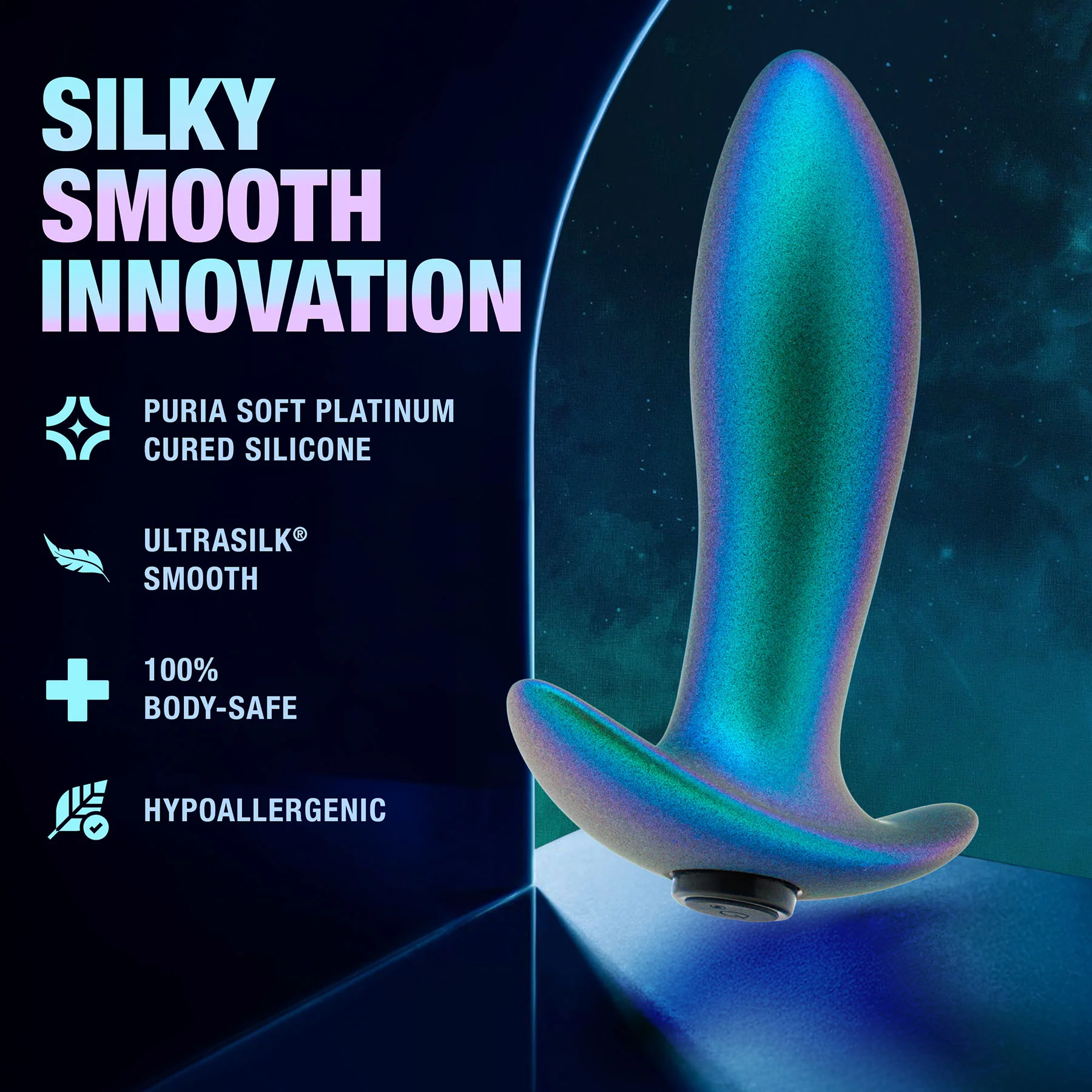 Anal Adventures Matrix Voyager Plug Vibrating Silicone Rechargeable Anal Plug By Blush - Image 2
