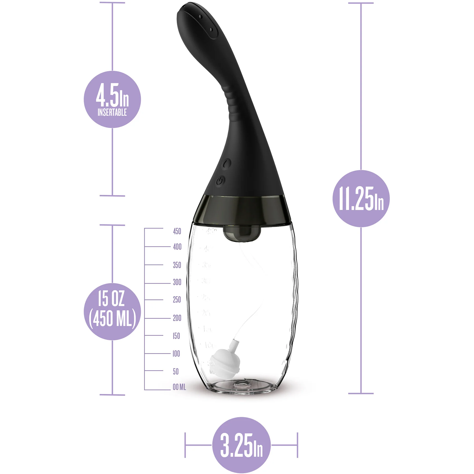 Anal Adventures Platinum Aqua Jet Premium Douche With Remote By Blush - Image 12