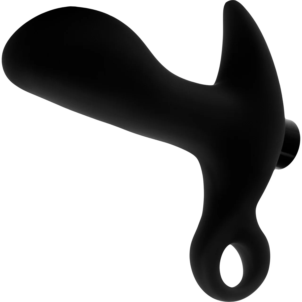 Anal Adventures Platinum Silicone Rechargeable Vibrating Prostate Massager 1 By Blush - Black - Image 4