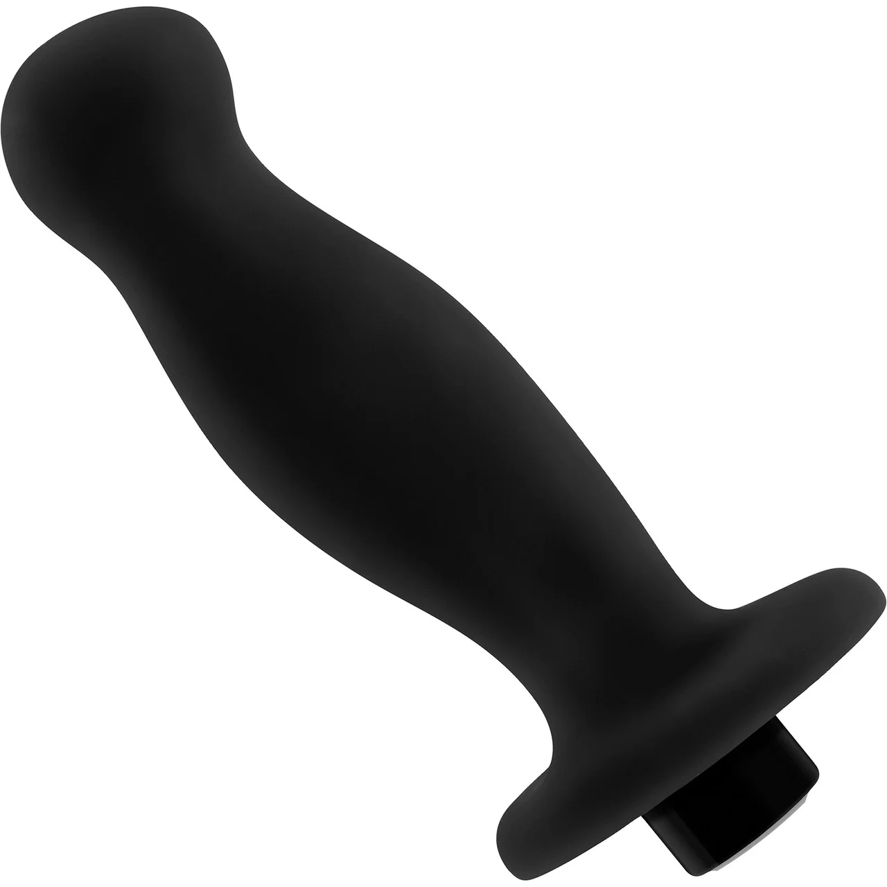 Anal Adventures Platinum Silicone Rechargeable Vibrating Prostate Massager 2 By Blush - Black - Image 2
