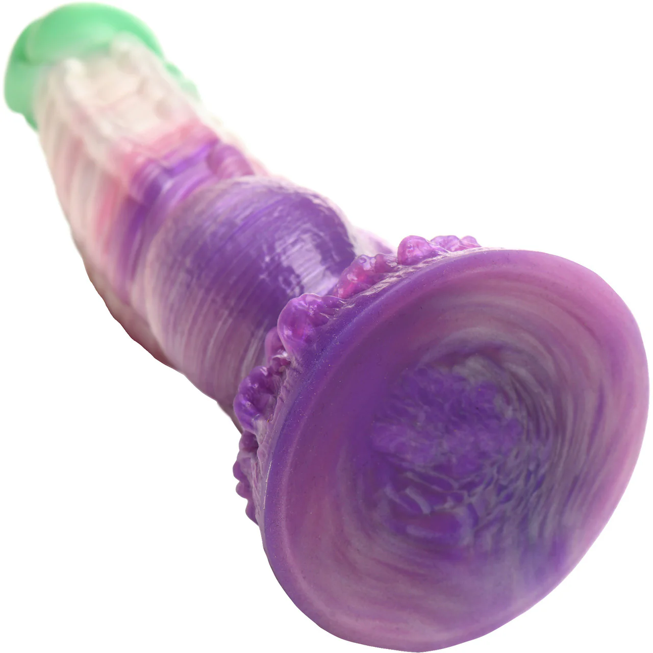 Aqua Phoenix 8.5" Silicone Suction Cup Dildo By Creature Cocks - Image 6
