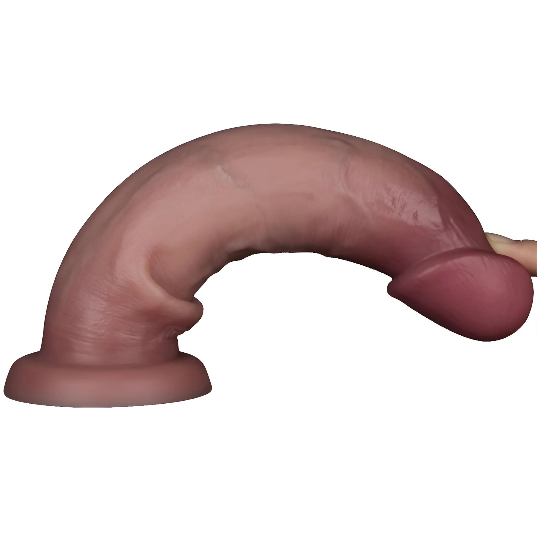 Archaon 9" Realistic Sliding Skin Dual Density Silicone Suction Cup Dildo By Pleasure Engine - Image 10