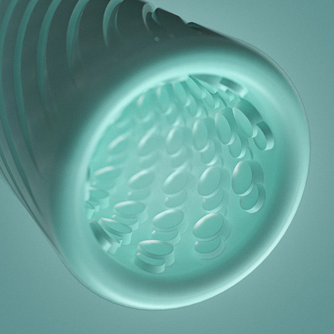 Arcwave Ghost Silicone Pocket Penis Stroker - Mint - Image 10