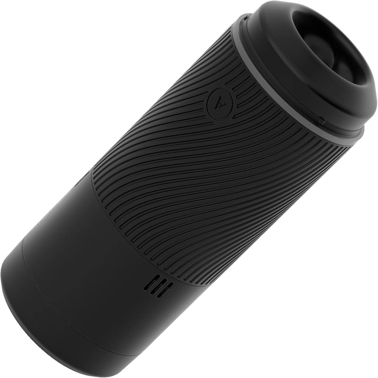 Arcwave POW Silicone Dual Entry Penis Stroker - Black - Image 3