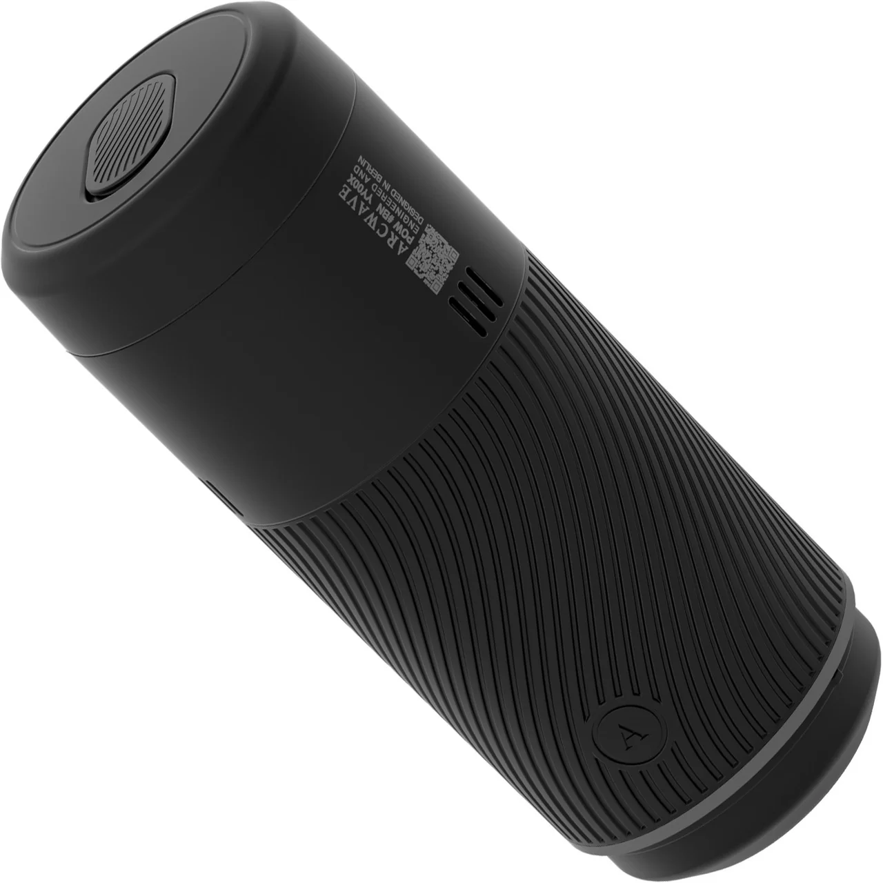 Arcwave POW Silicone Dual Entry Penis Stroker - Black - Image 4