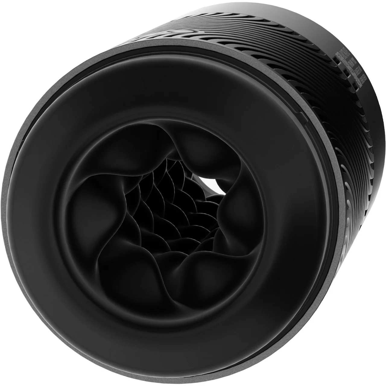 Arcwave POW Silicone Dual Entry Penis Stroker - Black - Image 6