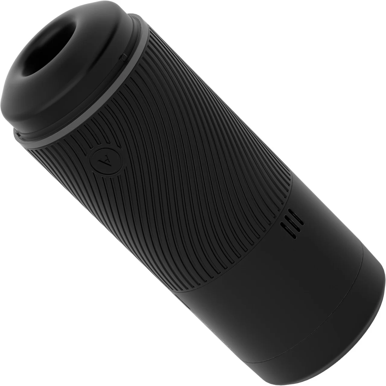 Arcwave POW Silicone Dual Entry Penis Stroker - Black - Image 7
