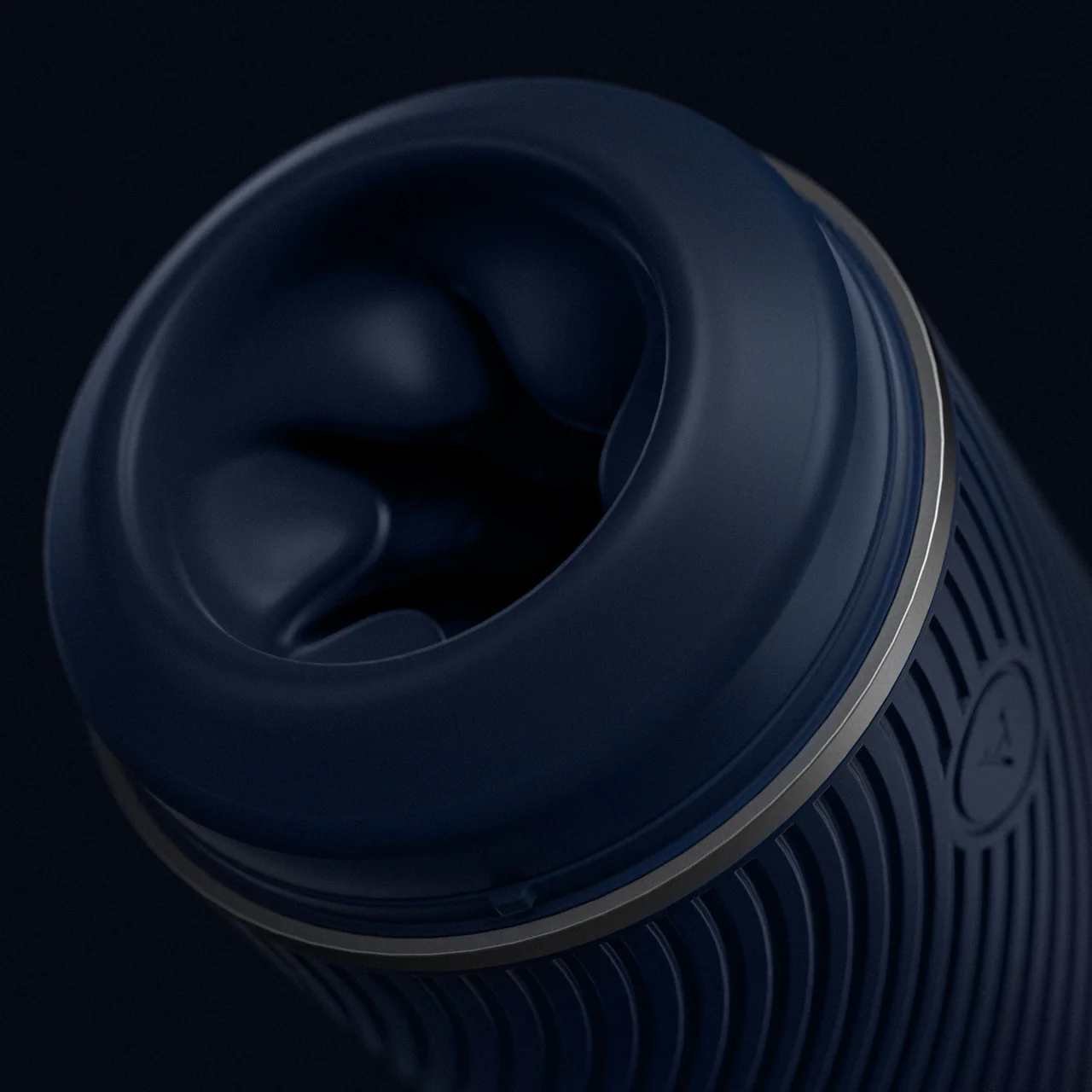 Arcwave POW Silicone Dual Entry Penis Stroker - Blue - Image 12