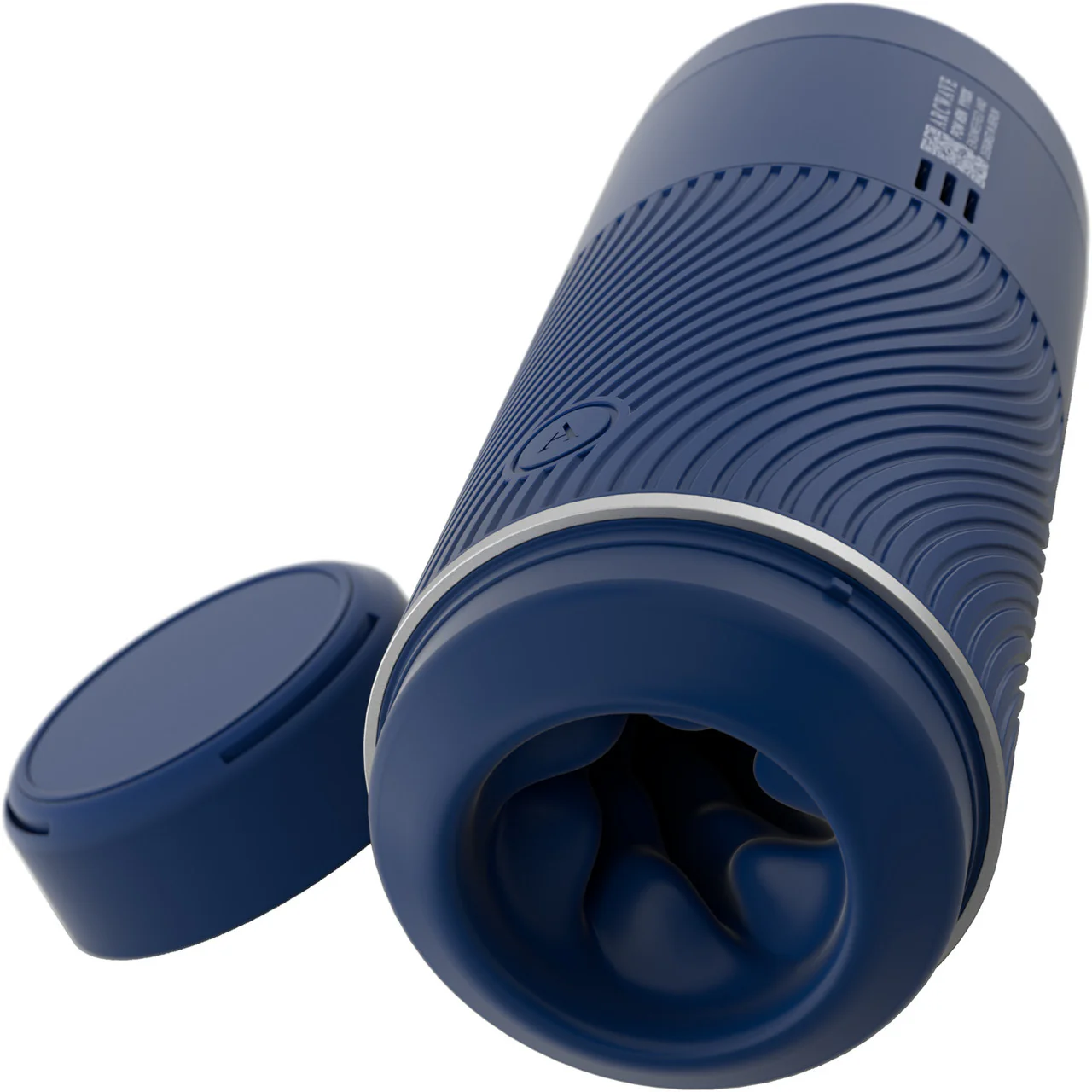 Arcwave POW Silicone Dual Entry Penis Stroker - Blue - Image 8