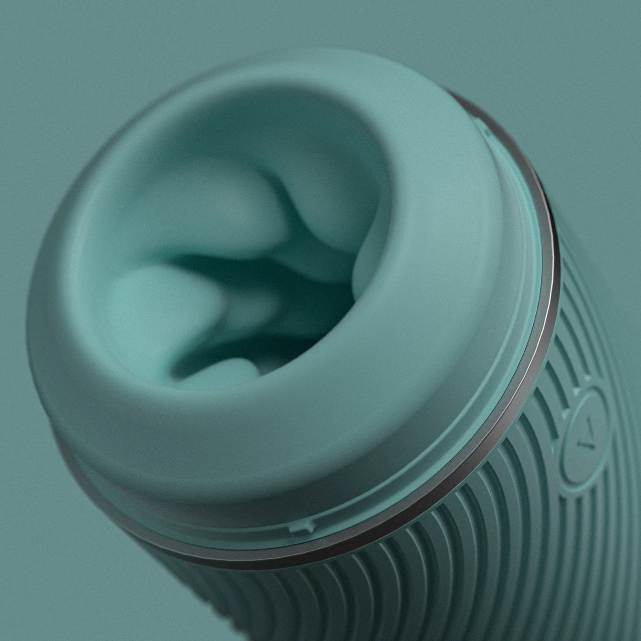 Arcwave POW Silicone Dual Entry Penis Stroker - Mint - Image 12