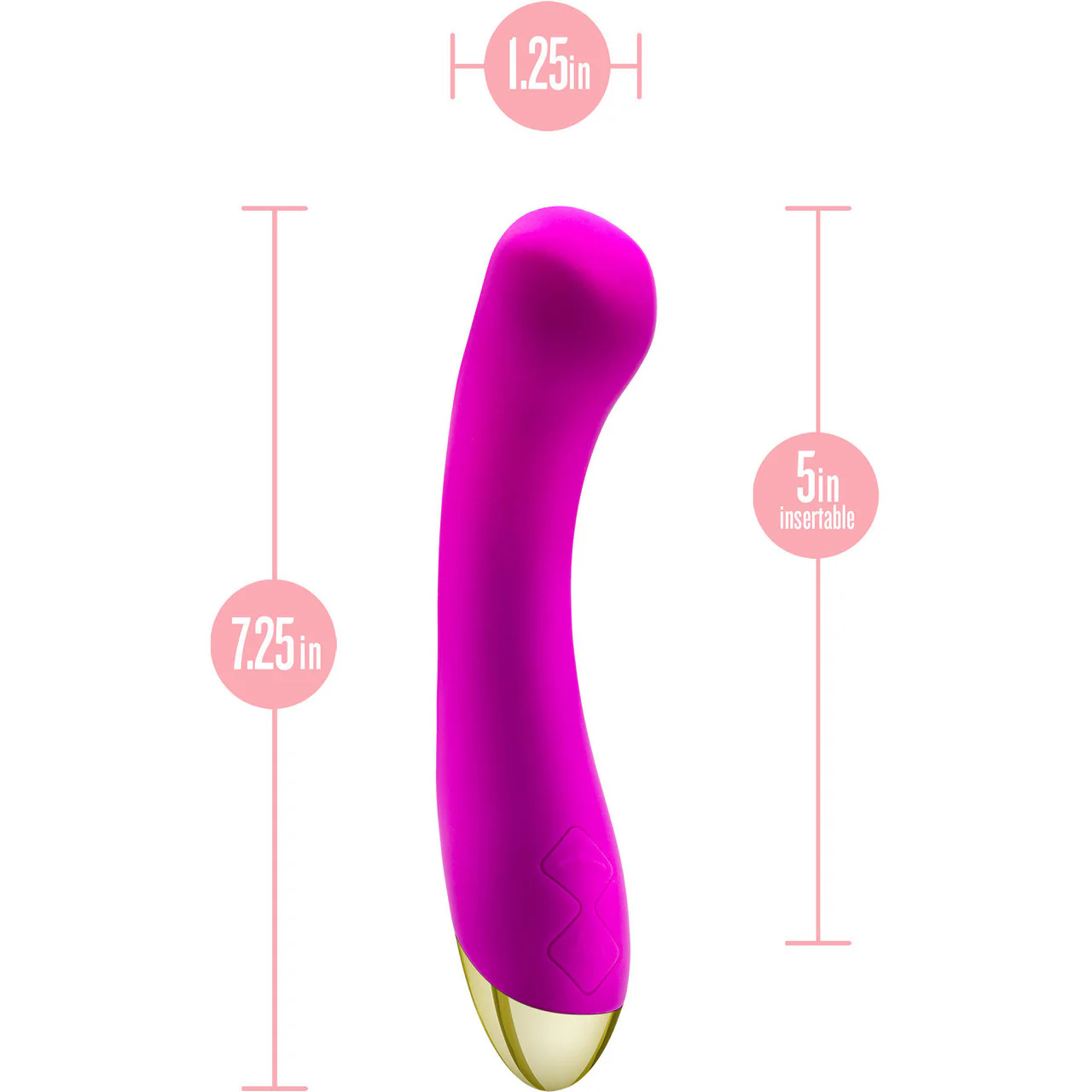 Aria Bangin' AF 10-Function Rechargeable Silicone G-Spot Vibrator By Blush - Purple - Image 6