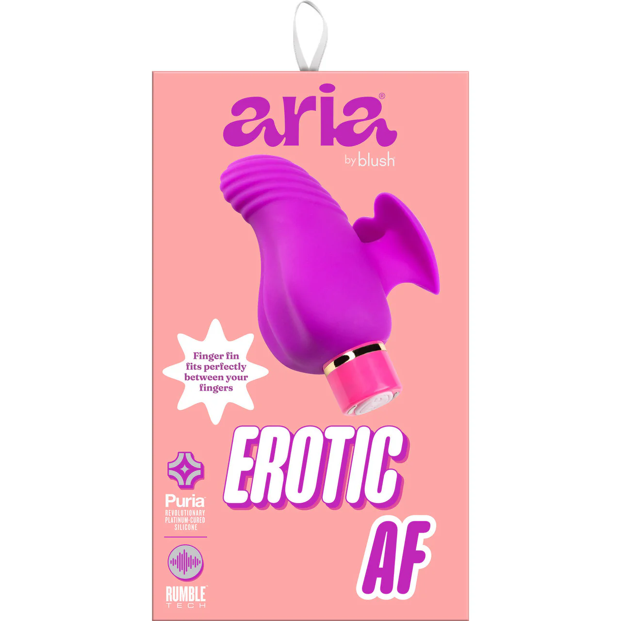 Aria Erotic AF Rechargeable Waterproof Silicone Clitoral Vibrator By Blush - Plum - Image 11