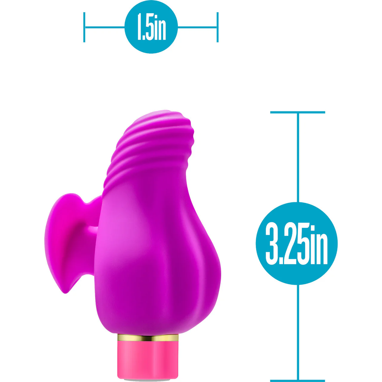 Aria Erotic AF Rechargeable Waterproof Silicone Clitoral Vibrator By Blush - Plum - Image 7