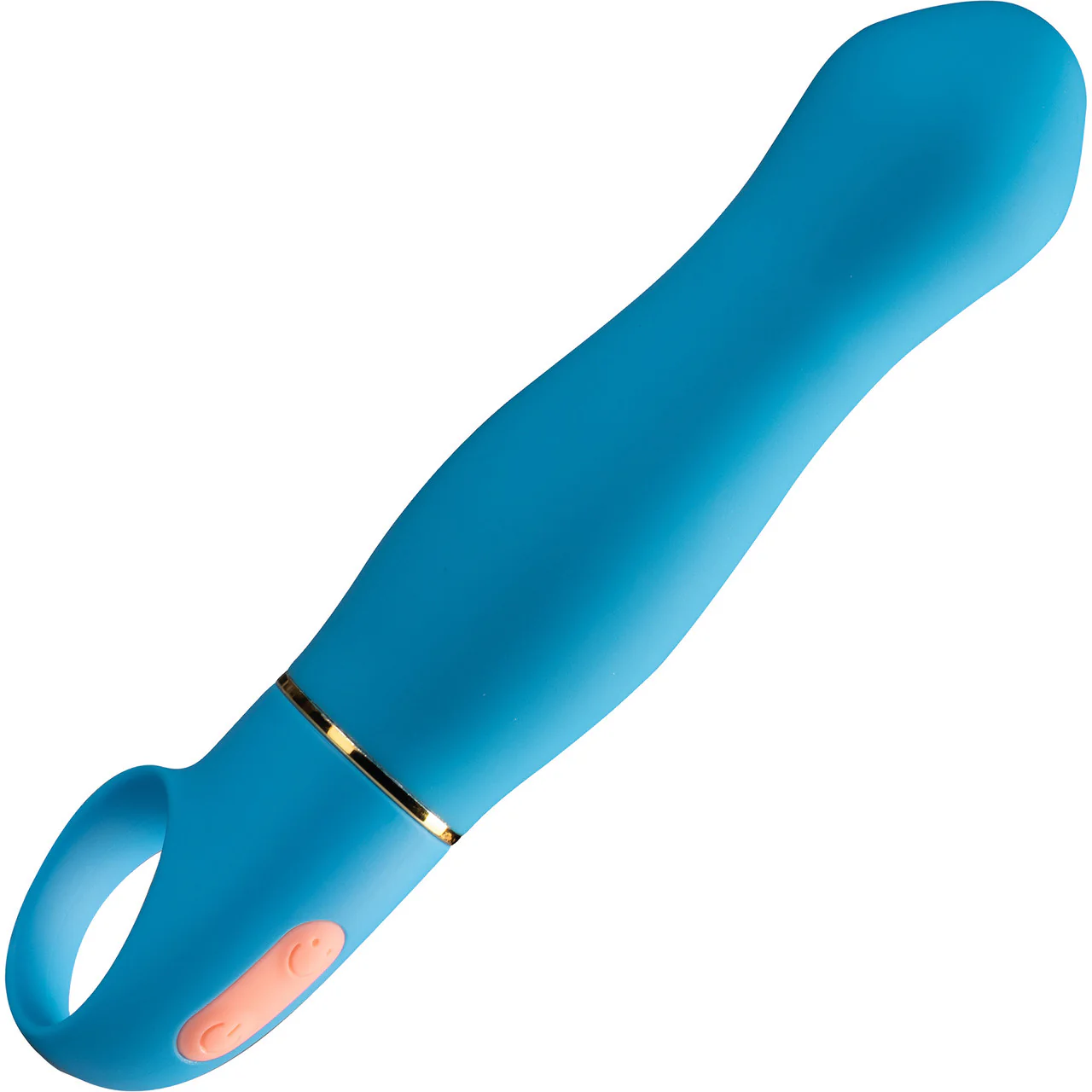 Aria Exciting AF 10-Function Silicone Waterproof Vibrator By Blush - Blue - Image 3