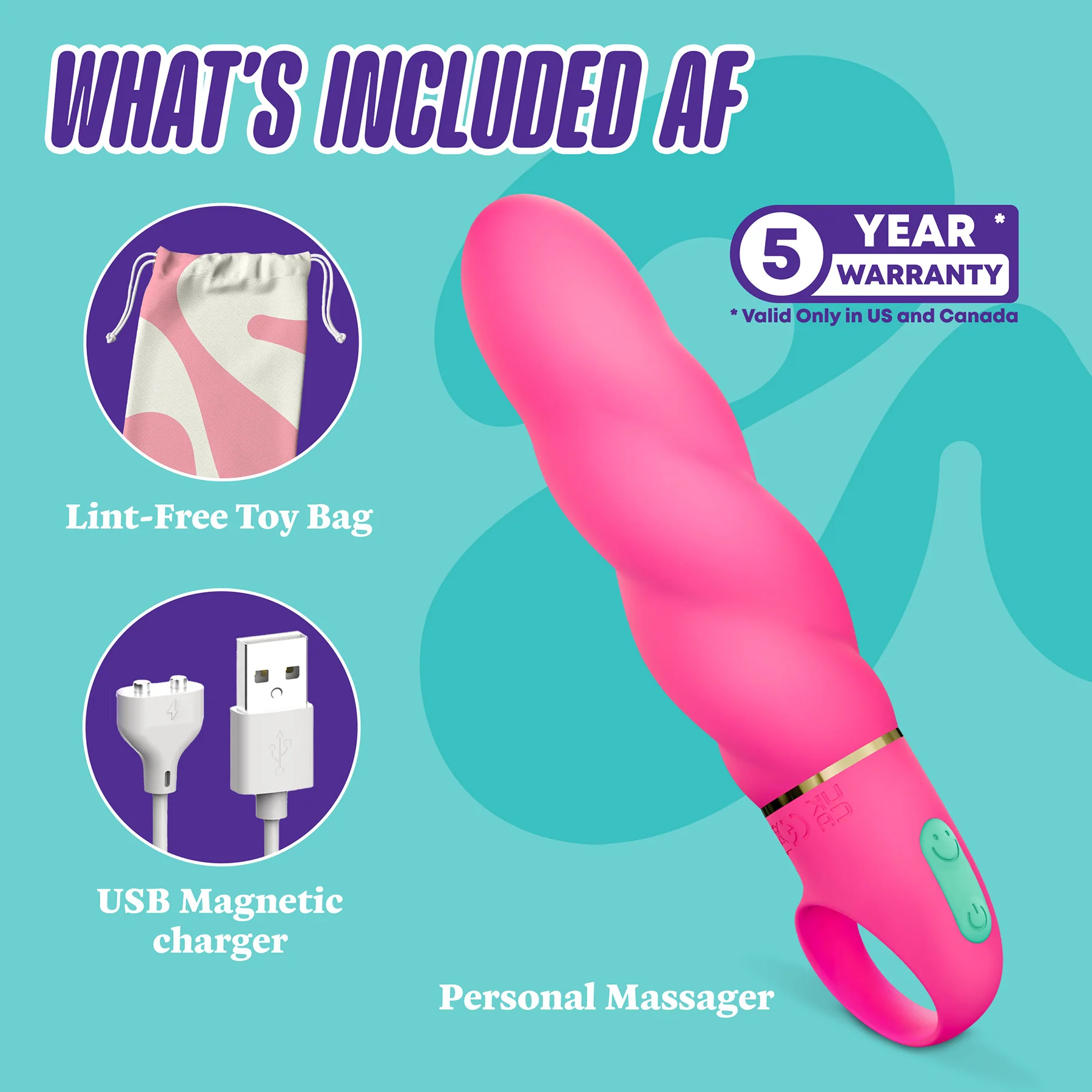 ARIA® Amazing AF 2.0 Rechargeable Silicone Vibrator By Blush - Image 10