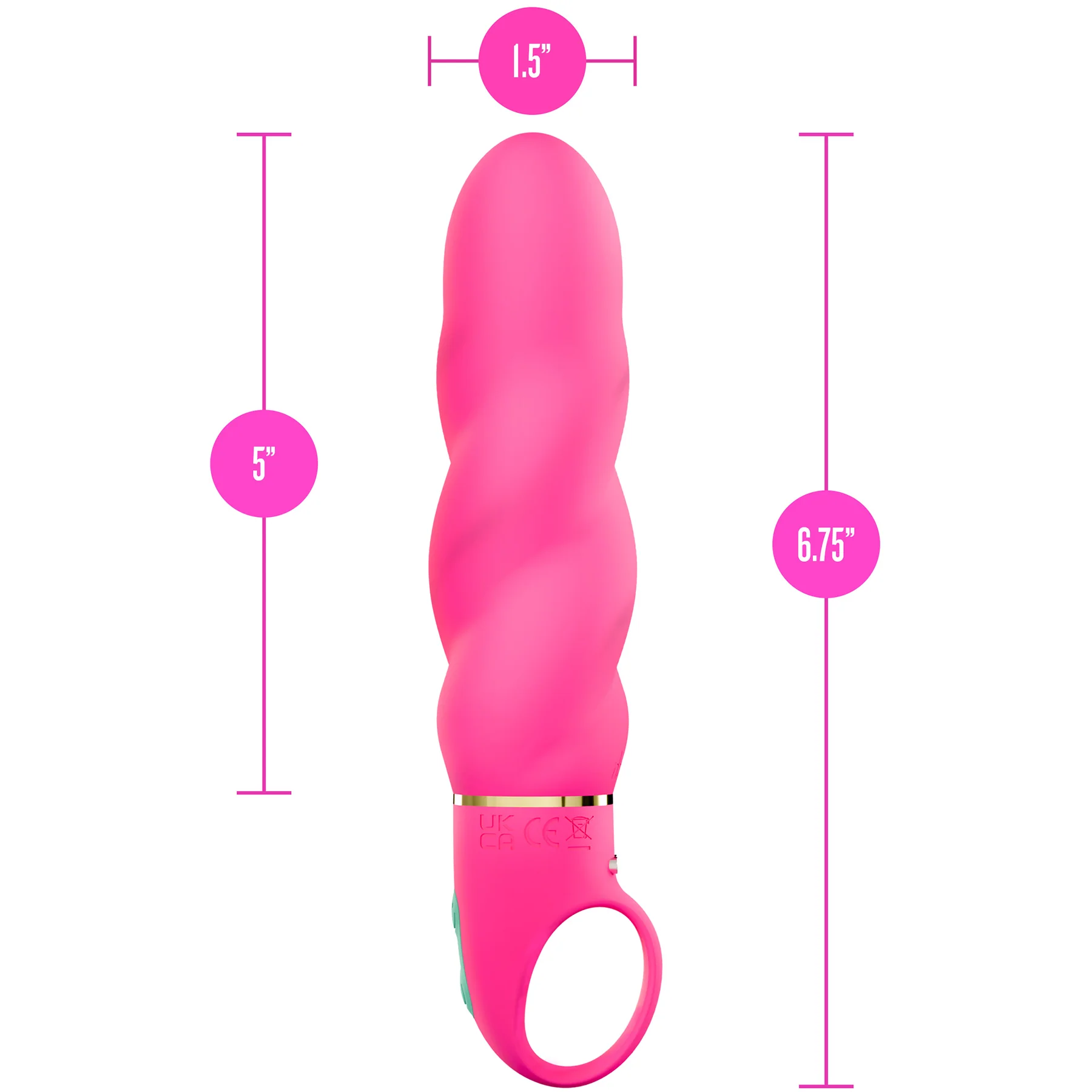 ARIA® Amazing AF 2.0 Rechargeable Silicone Vibrator By Blush - Image 11