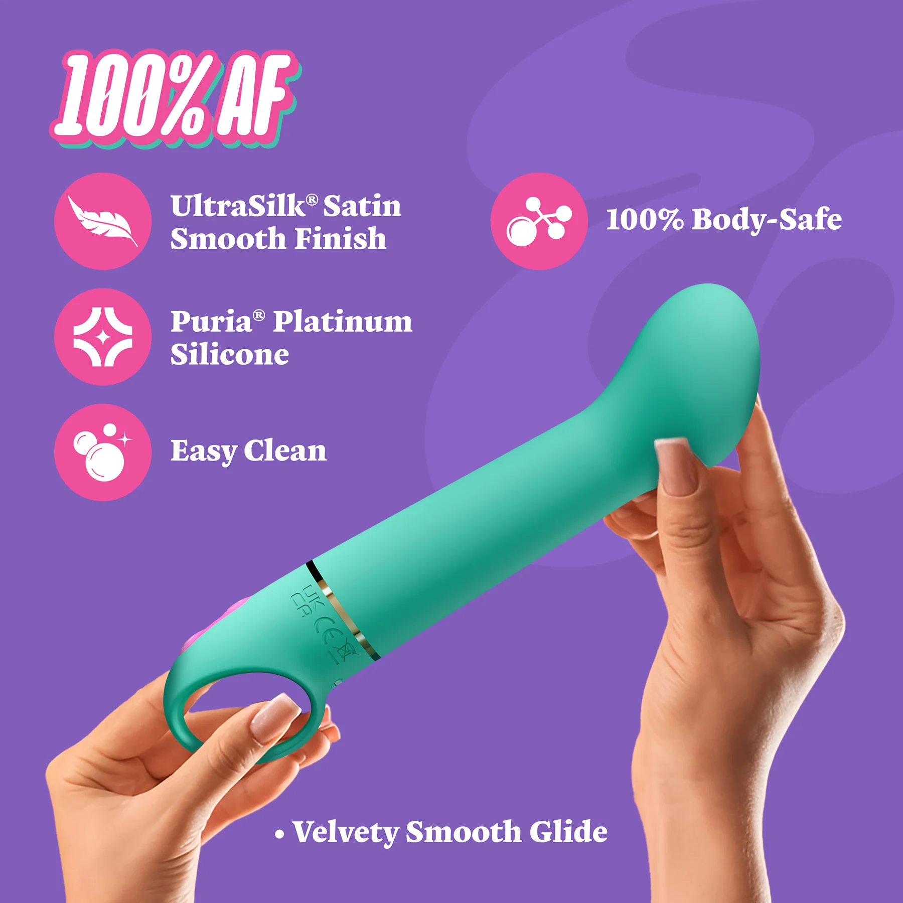 ARIA® Flirty AF 2.0 Rechargeable Silicone G-Spot Vibrator By Blush - Image 10