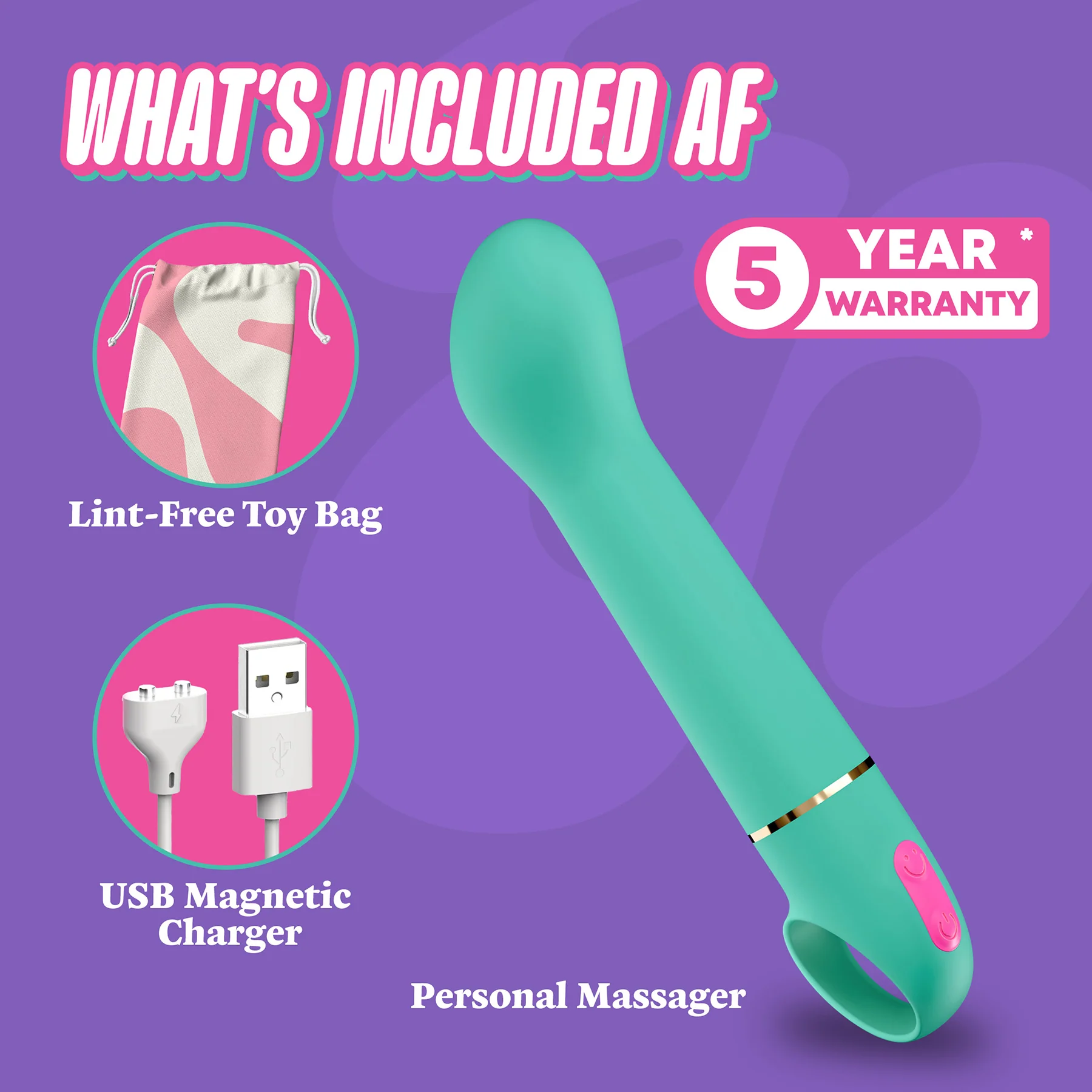 ARIA® Flirty AF 2.0 Rechargeable Silicone G-Spot Vibrator By Blush - Image 12