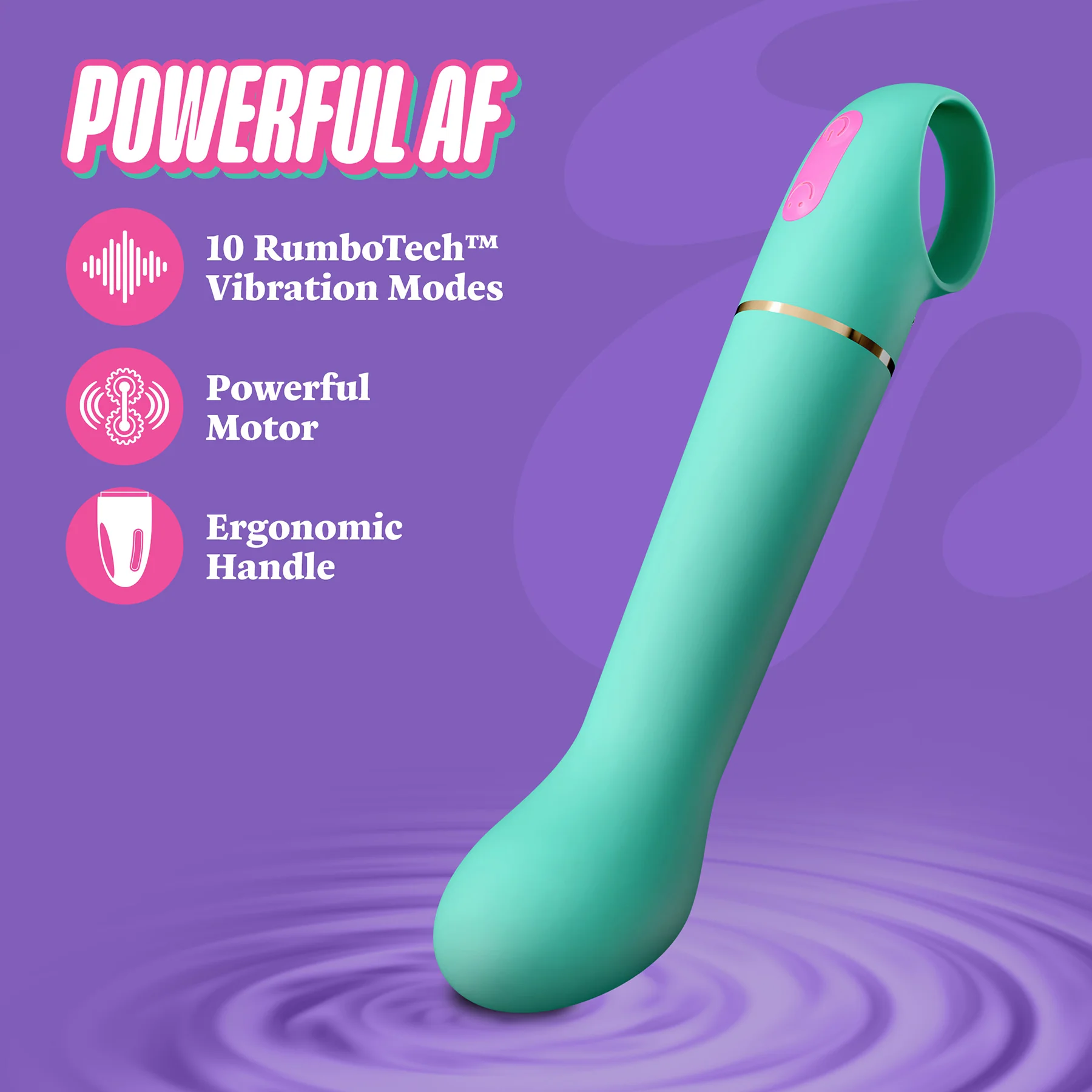 ARIA® Flirty AF 2.0 Rechargeable Silicone G-Spot Vibrator By Blush - Image 2