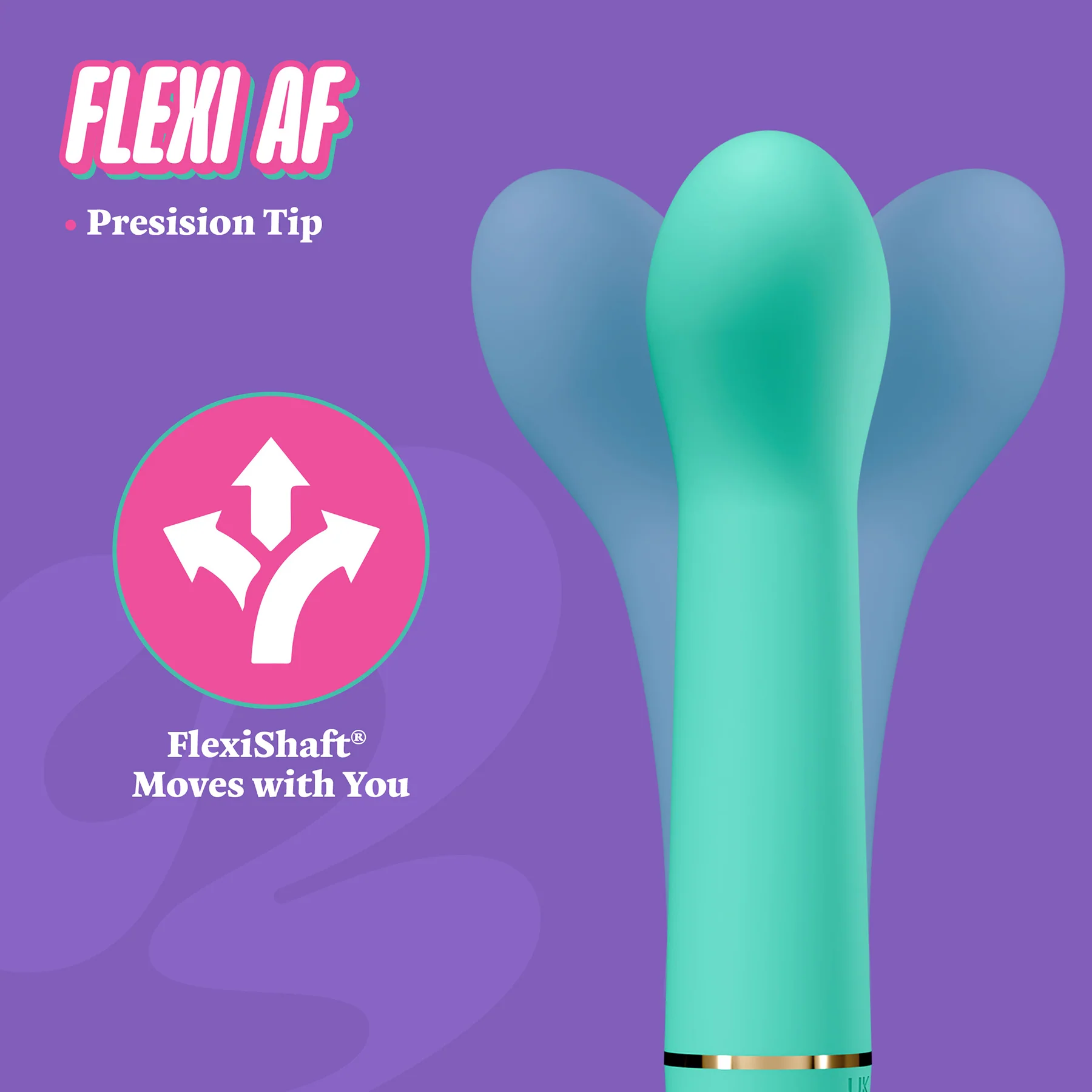 ARIA® Flirty AF 2.0 Rechargeable Silicone G-Spot Vibrator By Blush - Image 4