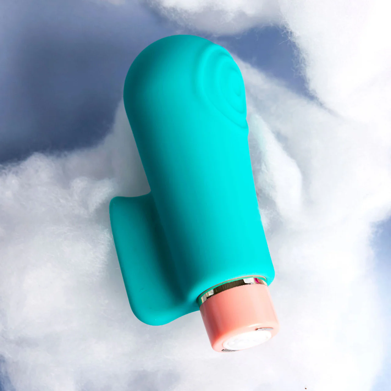 Aria Sensual AF Rechargeable Waterproof Silicone Clitoral Vibrator By Blush - Teal - Image 12