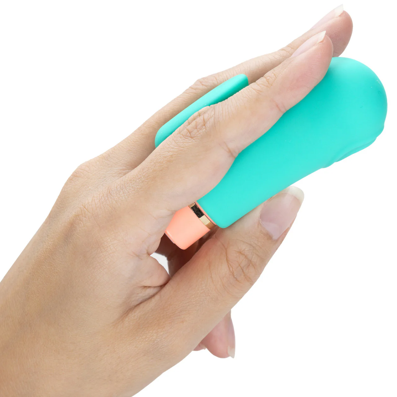 Aria Sensual AF Rechargeable Waterproof Silicone Clitoral Vibrator By Blush - Teal - Image 5