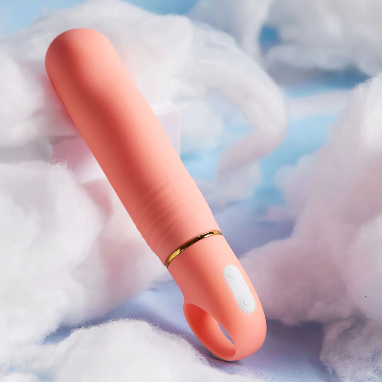 Aria Smokin' AF 10-Function Silicone G-Spot Vibrator By Blush - Coral - Image 10