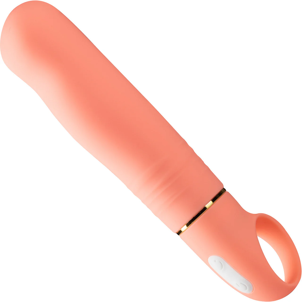 Aria Smokin' AF 10-Function Silicone G-Spot Vibrator By Blush - Coral - Image 2