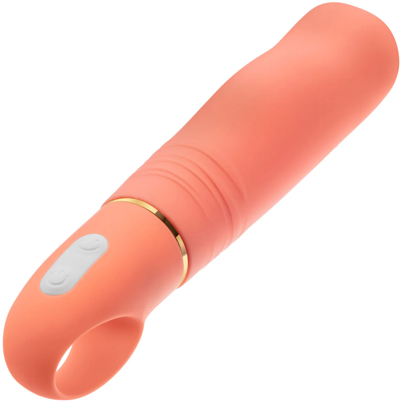 Aria Smokin' AF 10-Function Silicone G-Spot Vibrator By Blush - Coral - Image 4