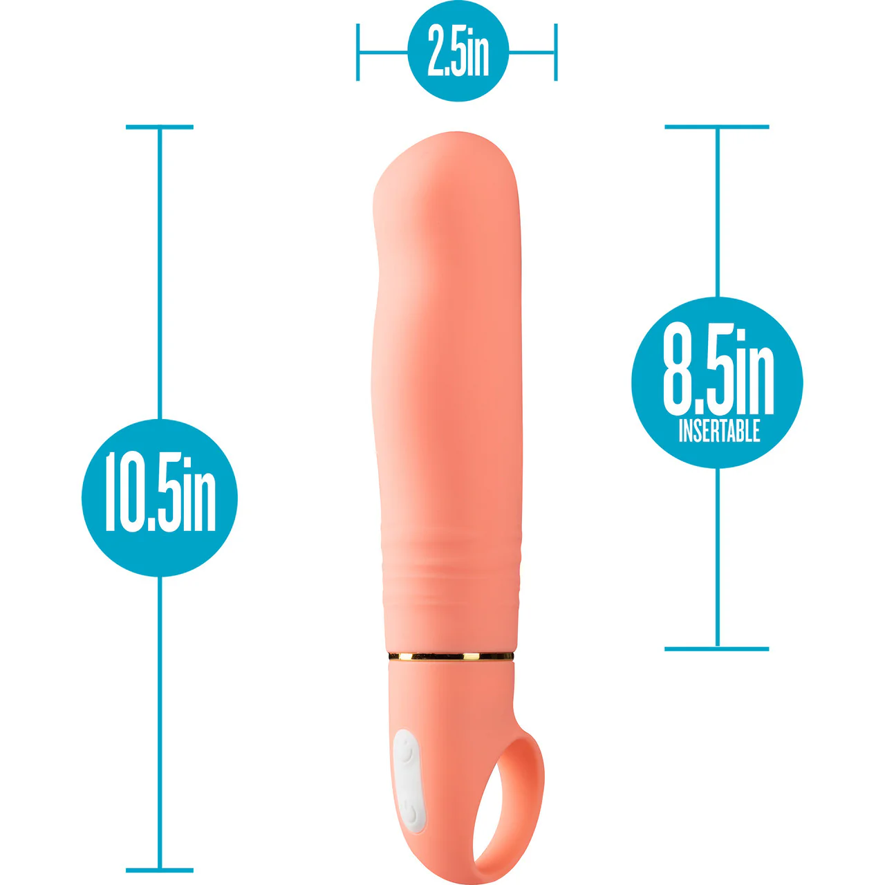Aria Smokin' AF 10-Function Silicone G-Spot Vibrator By Blush - Coral - Image 6
