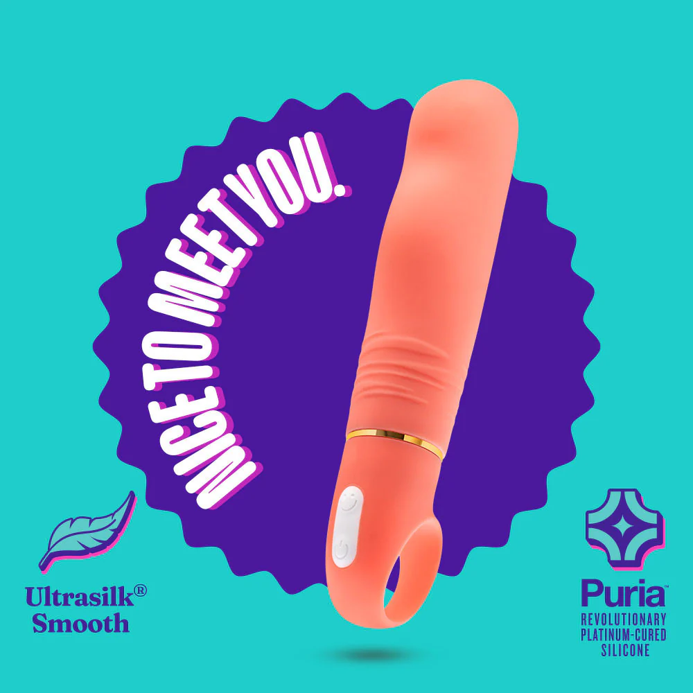 Aria Smokin' AF 10-Function Silicone G-Spot Vibrator By Blush - Coral - Image 8