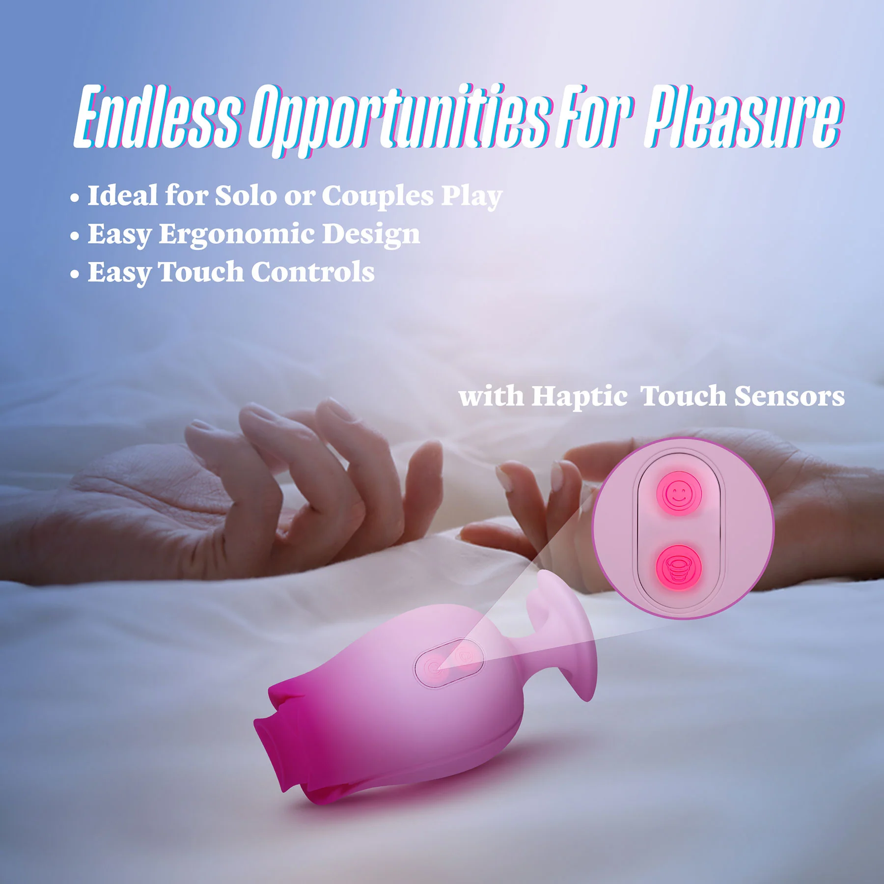 Aria Tulip Trance Rechargeable Silicone Clitoral Stimulator By Blush - Image 2