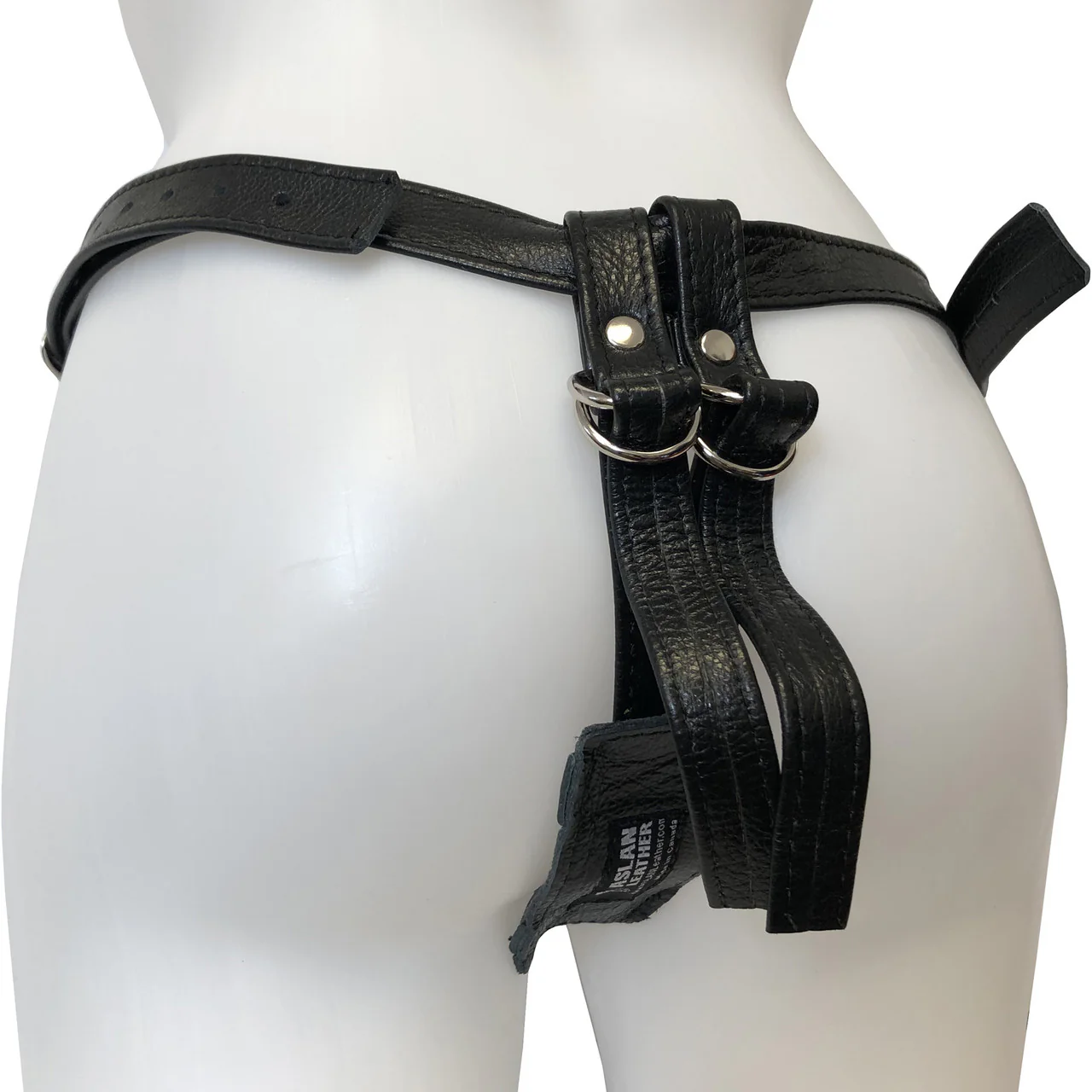 Aslan Black Leather Fave Plug Harness - Image 3