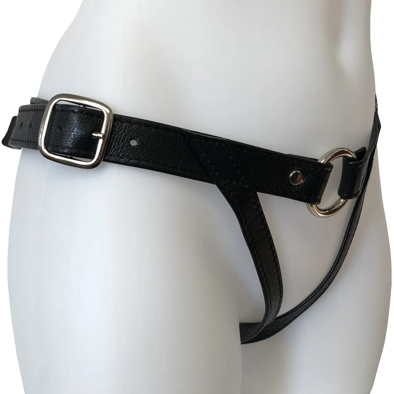 Aslan Black Leather Fave Plug Harness - Image 4