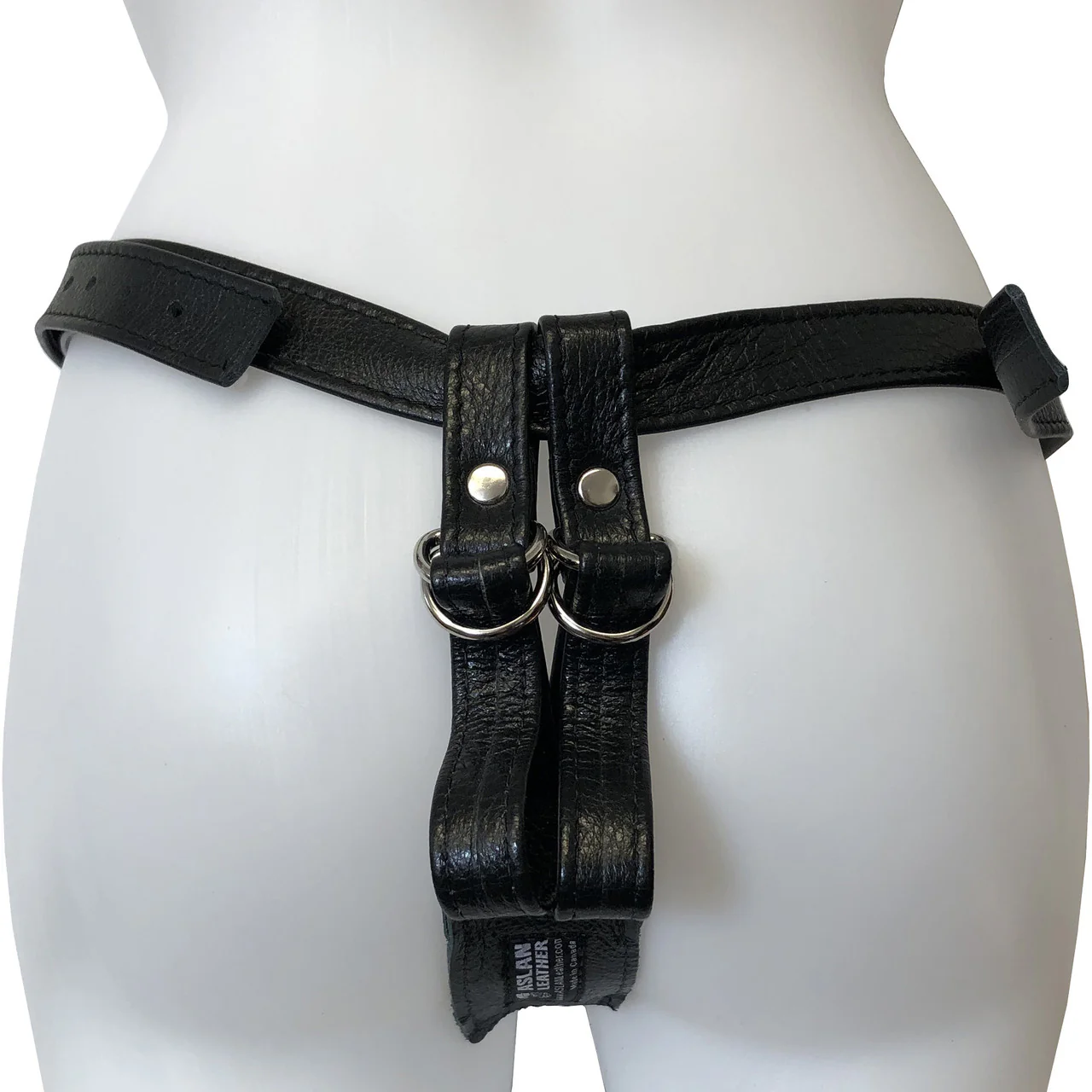 Aslan Black Leather Fave Plug Harness - Image 5